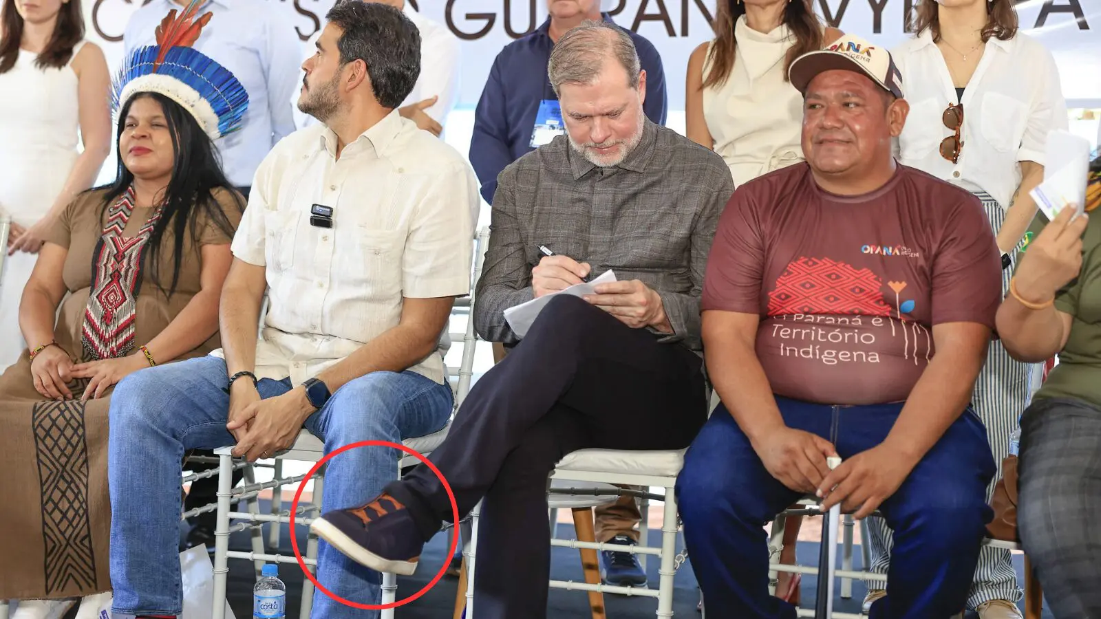 Toffoli se reuniu com indígenas no Paraná em março deste ano.