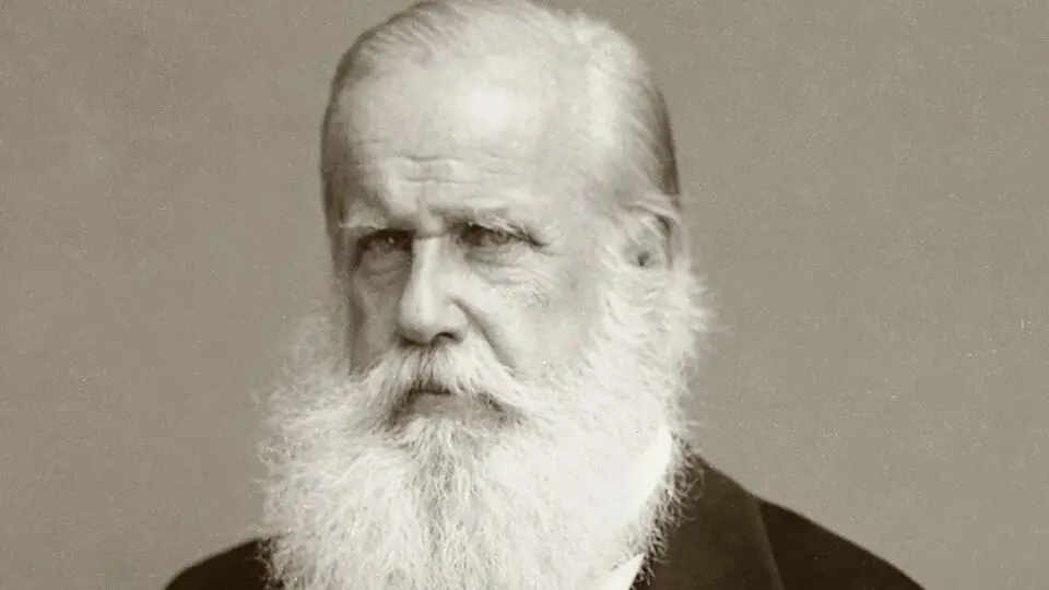 Retrato de D. Pedro II feito em 1885