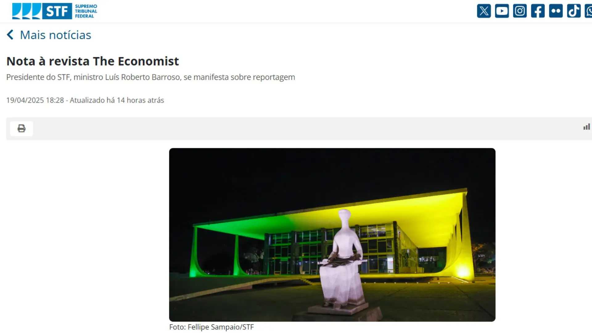 ECONOMIST STF BARROSO