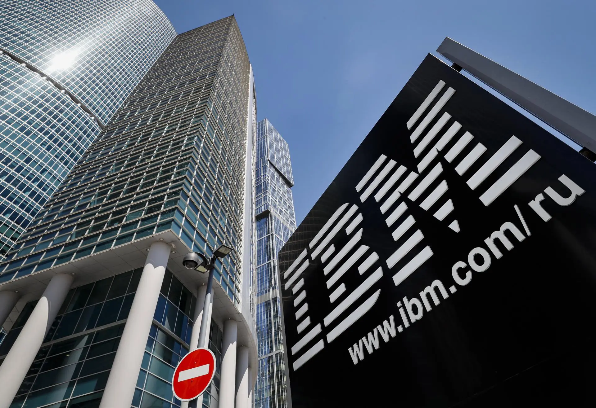 Antiga sede da IBM em Moscou, na Rússia, em foto de junho de 2022: empresa abandona diretrizes woke