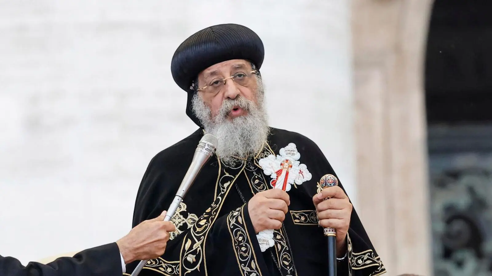 Teodoro II é o papa da Igreja Copta, com sede no Egito.