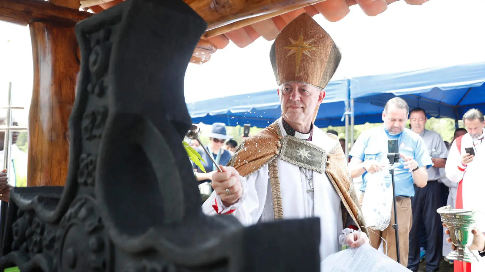 Justin Welby, que deixou o posto no começo do ano, visitou El Salvador em 2024.