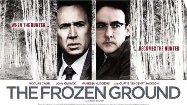 Cartaz do suspense "Sangue no Gelo", com Nicolas Cage e John Cusack
