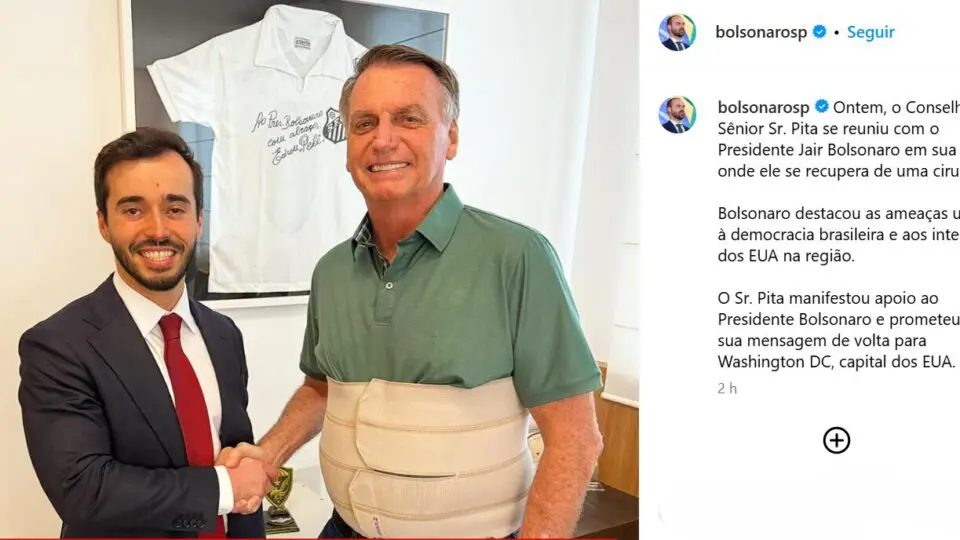 Bolsonaro cita “ameaças à democracia” em reunião com enviado de Trump