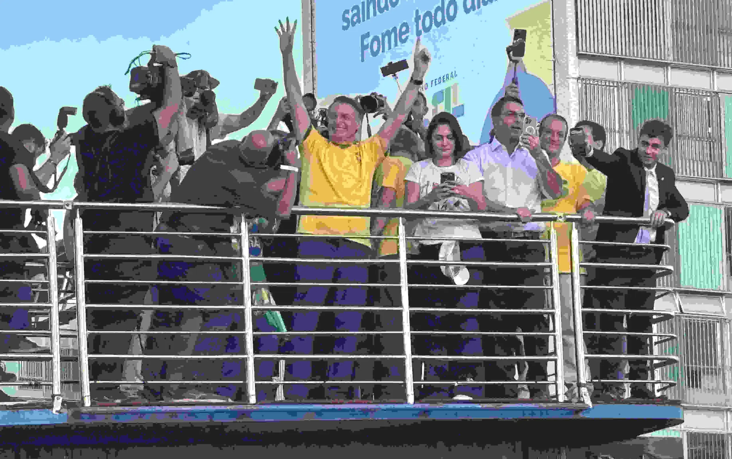 Bolsonaro participou do ato pela anistia em 7 de maio