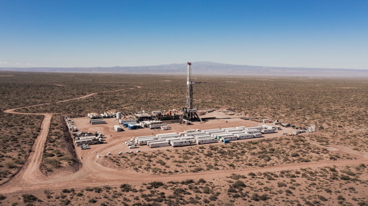 Reserva de gás natural de Vaca Muerta, na Argentina.