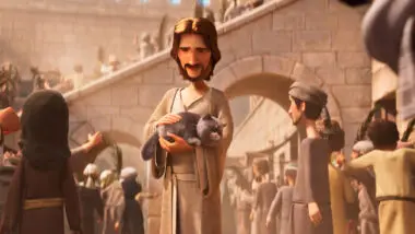 Cena da animação bíblica "O Rei dos Reis", da Angel Studios