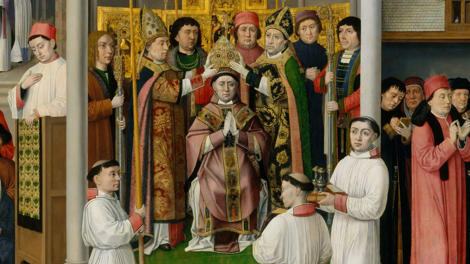 Pintura do século 15 retratando Santo Agostinho (autor desconhecido).