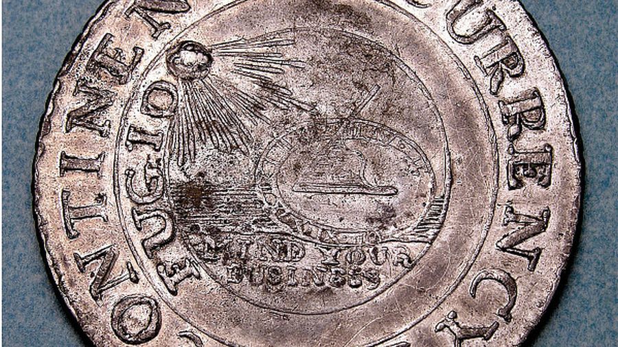 O dólar continental foi a primeira moeda própria cunhada pelos Estados Unidos