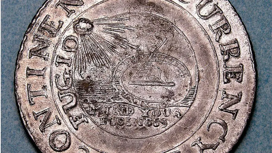 O dólar continental foi a primeira moeda própria cunhada pelos Estados Unidos