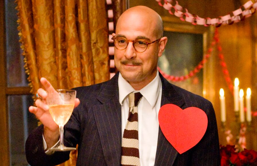 Stanley Tucci numa cena de &#8220;Julie &#038; Julia&#8221; (2009): ator apresenta um diário gastronômico e reflexivo em seu livro &#8220;O que Eu Comi em um Ano&#8221;.
