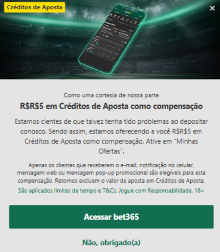 Tela de código da Bet365
