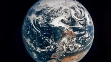 Planeta Terra visto de cima.