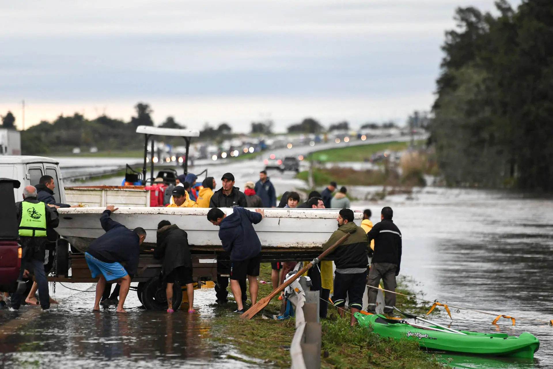 Inundações na Argentina