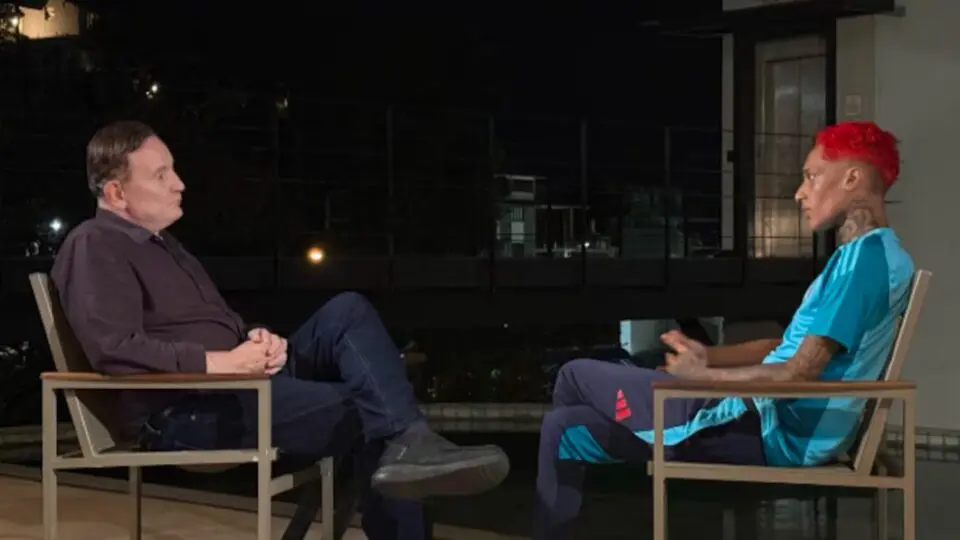 Em entrevista ao jornalista Roberto Cabrini, Oruam diz não gostar da mídia: “Ficam falando que sou filho de traficante"