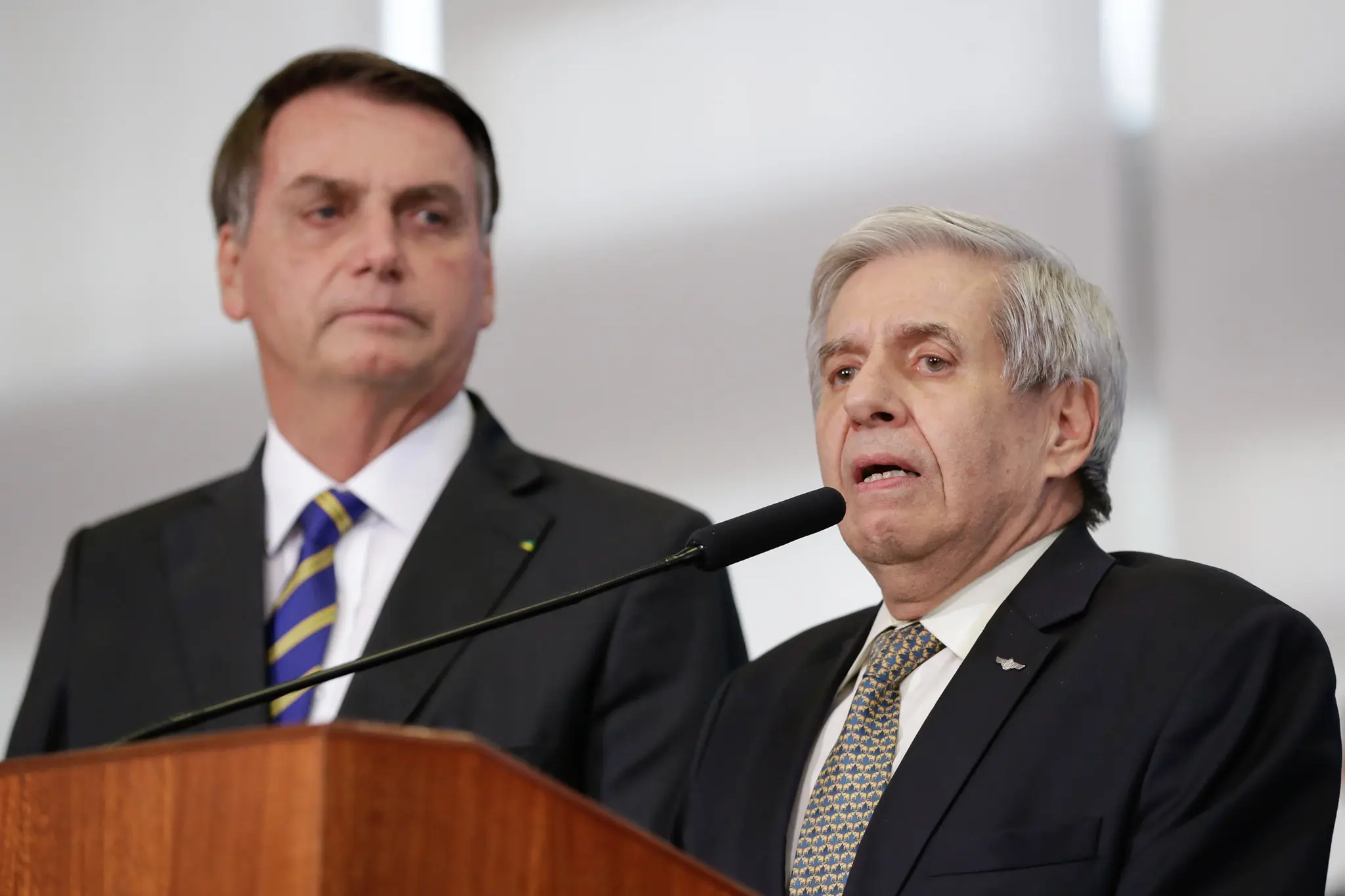 Jair Bolsonaro e Augusto Heleno