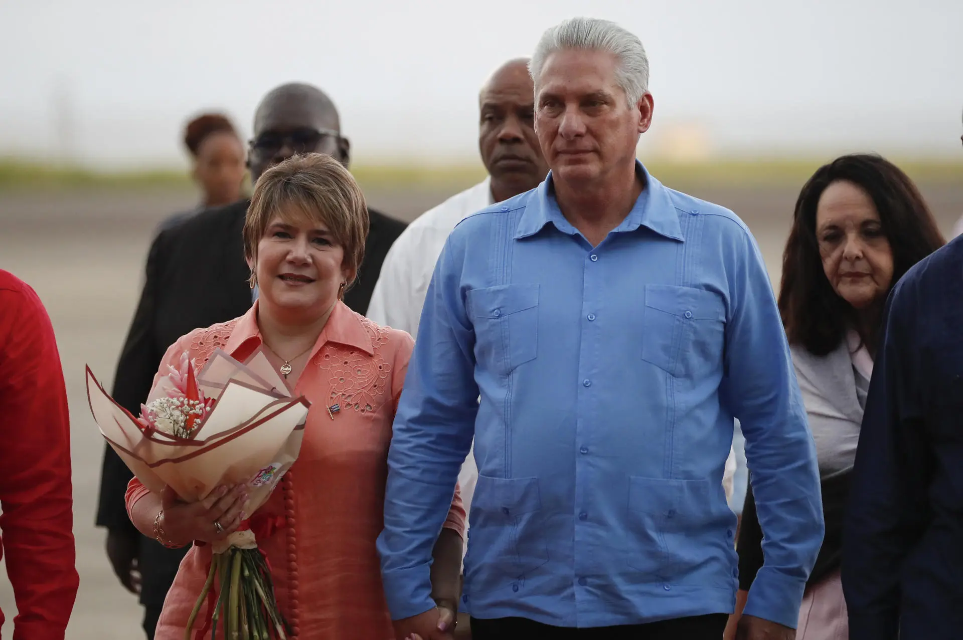 O ditador de Cuba, Miguel Díaz-Canel.