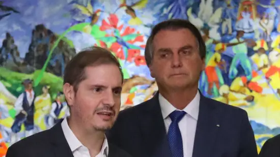 Bruno Bianco e Jair Bolsonaro