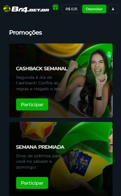 cashback semanal br4bet