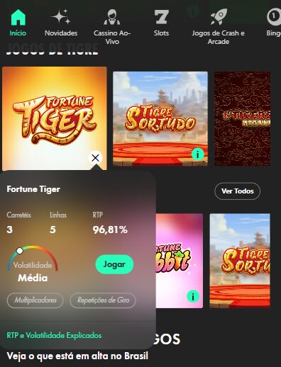 plataforma do tigrinho bet365
