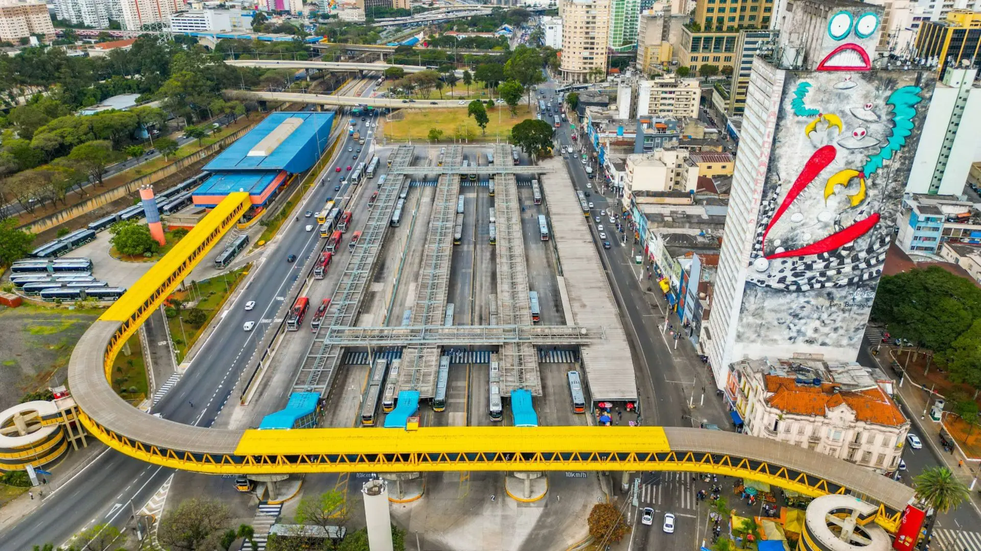 Localizado no centro de São Paulo, o Parque Dom Pedro II deve ser modernizado pela prefeitura