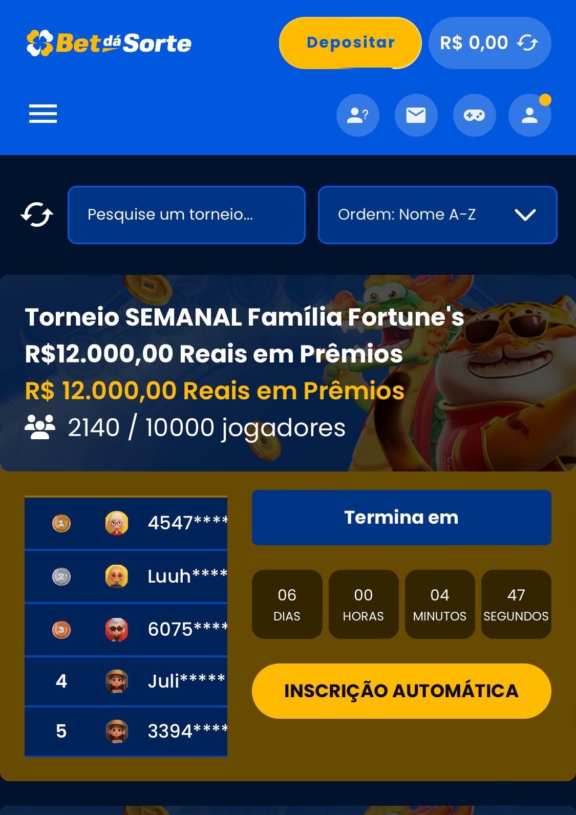 tigrinho na betdasorte