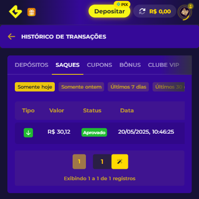 saque na plataforma tigrinho