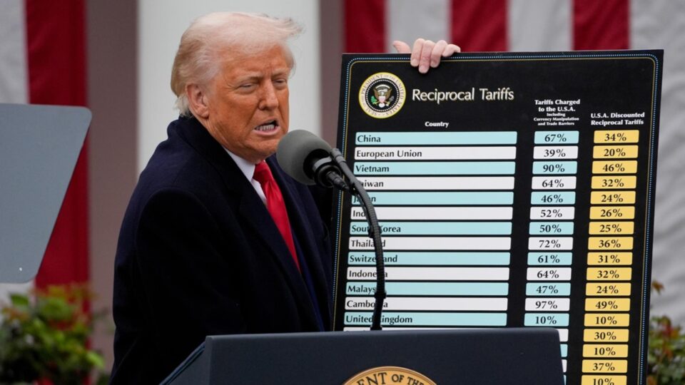 Tarifaço de Trump: veja  quanto os países pagarão aos EUA
