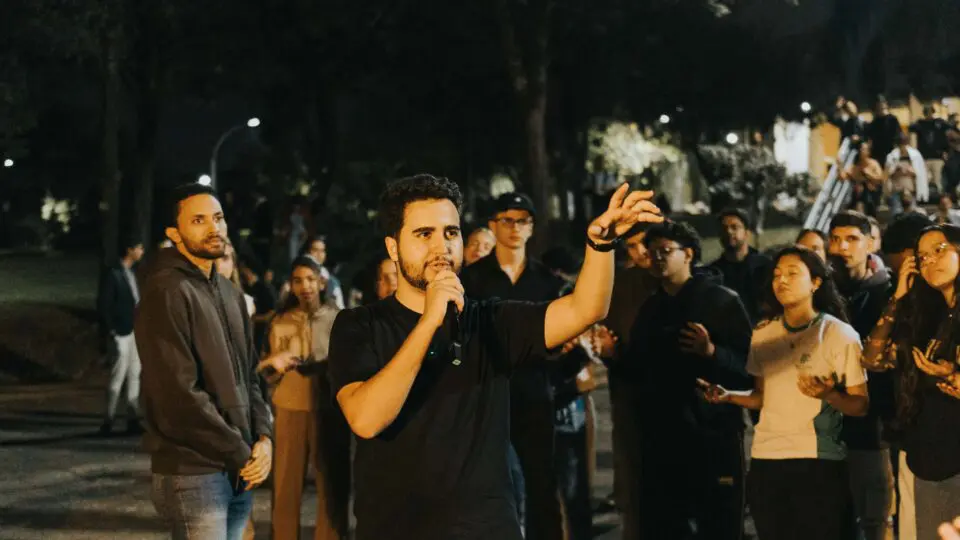 Lucas Teodoro, pregador nos cultos nas universidades