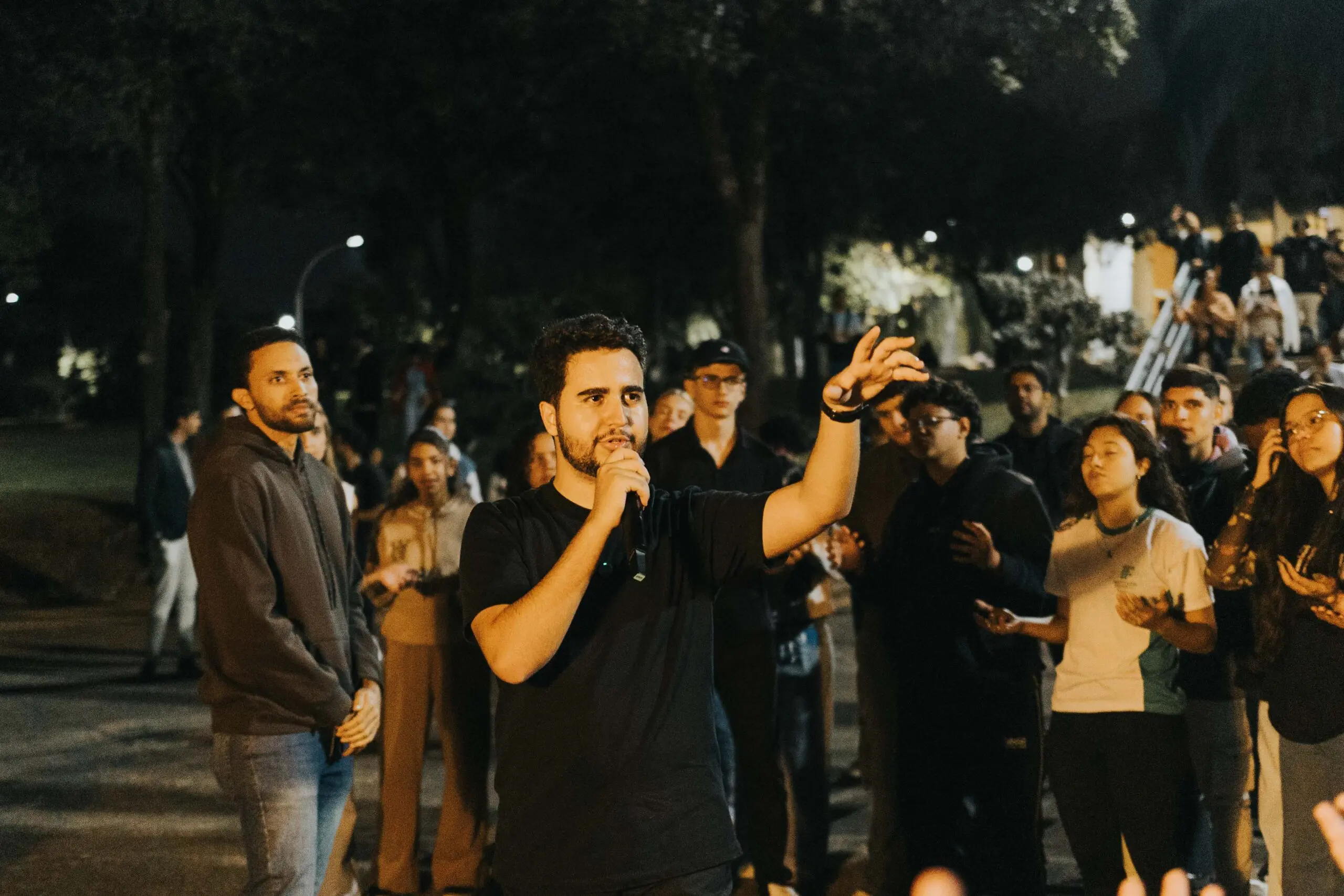 Lucas Teodoro, pregador nos cultos nas universidades