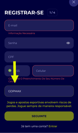Espaço para inserir código Alfabet