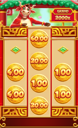 Touro Sortudo slot com RTP alto