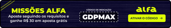 Missões Alfa - Aposte seguindo os requisitos e ganhe R$ 30 em aposta grátis
