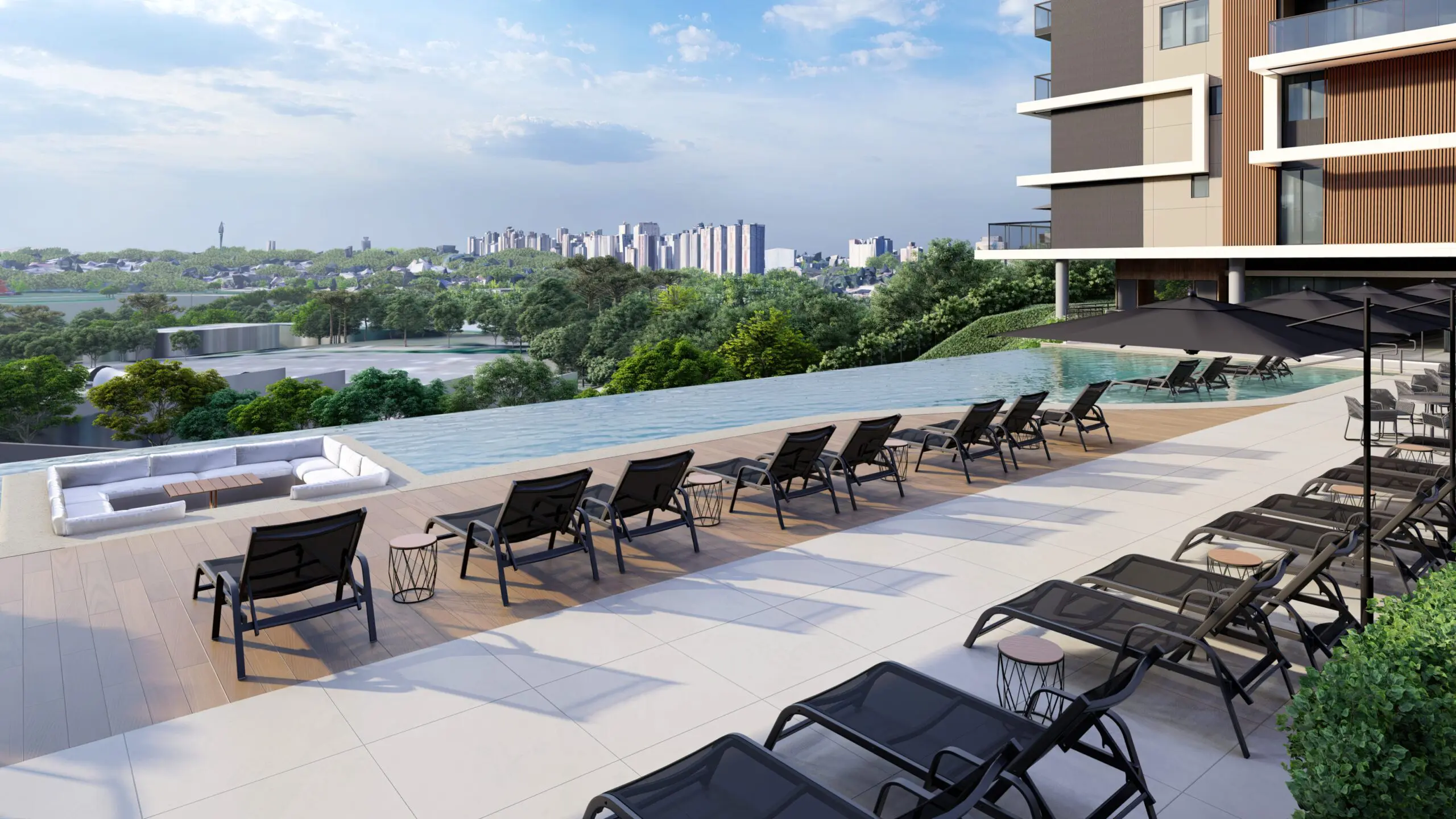 O complexo Reserva Barigui oferece duas opções residenciais que se destacam pelas vistas privilegiadas e pelo alto padrão construtivo.