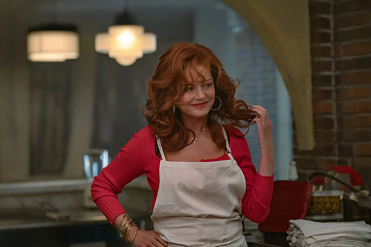 A atriz de 78 anos Susan Sarandon está em "Nonnas"