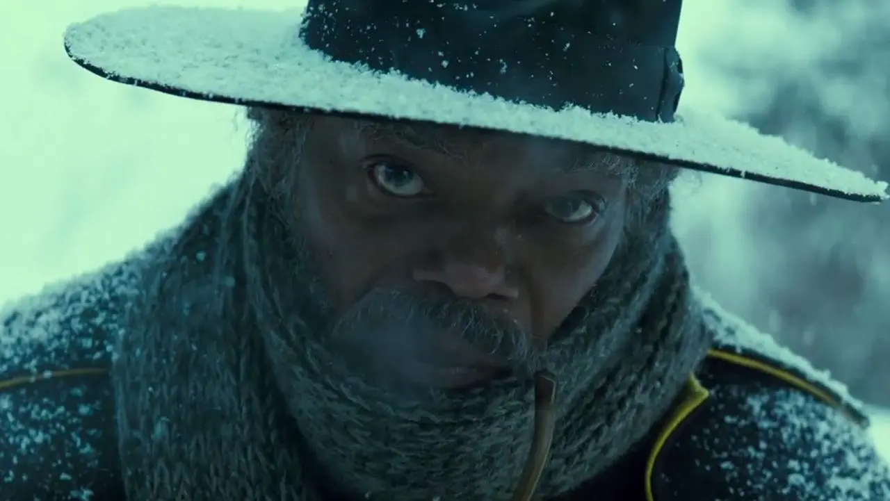 O ator Samuel L. Jackson voltou a trabalhar com Quentin Tarantino no filme de 2015