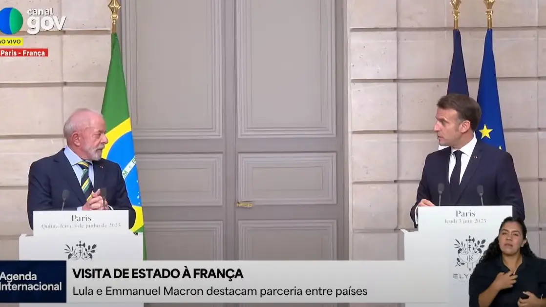 Lula e Macron