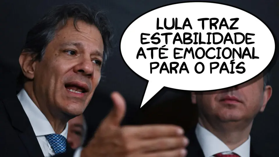"Lula traz estabilidade até emocional para o país", Fernando Haddad, ministro da Fazenda