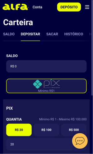 Pagamento com Pix na Multibet