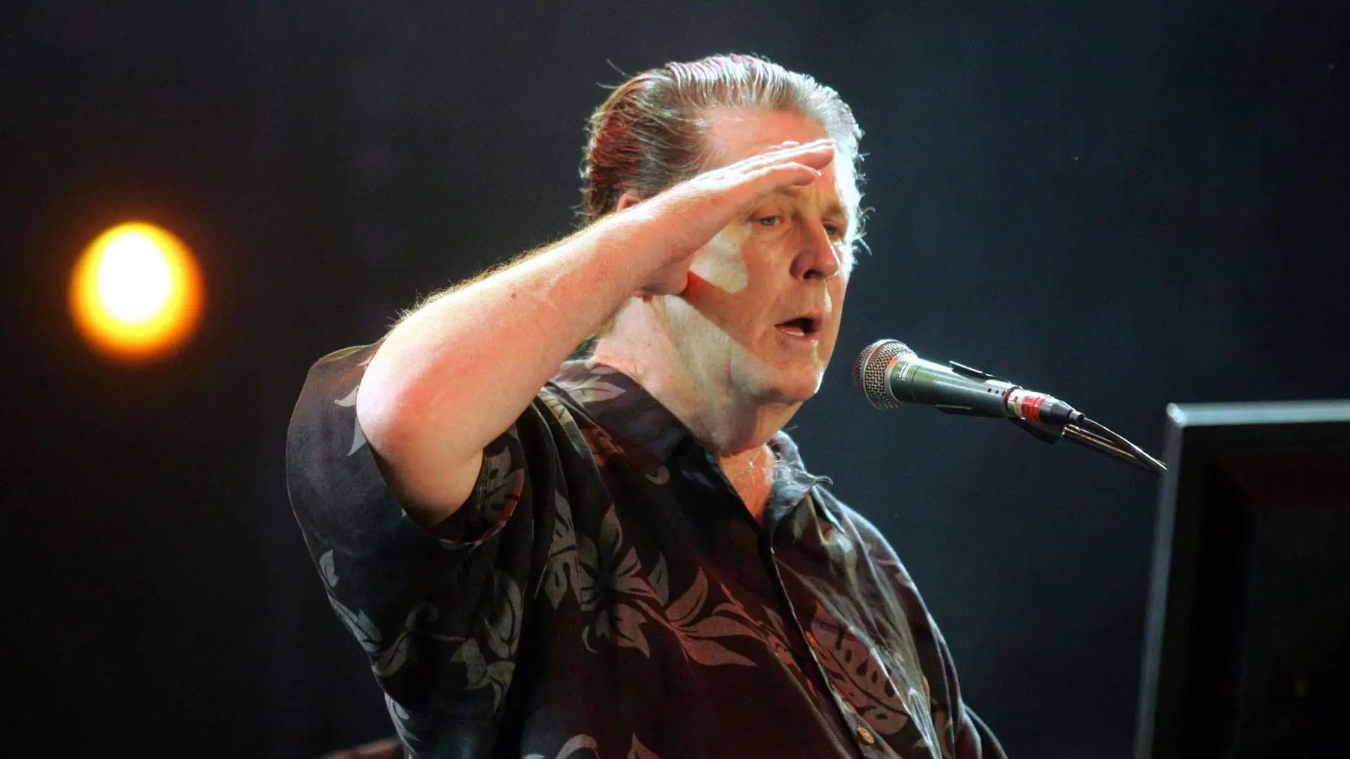 Brian Wilson no Festival Internacional de Benicassim, na Espanha, em agosto de 2004: gênio da música