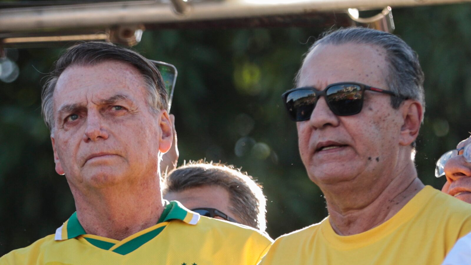 Bolsonaro e Malafaia durante ato em Brasília em 7 de maio: nova manifestação marcada.