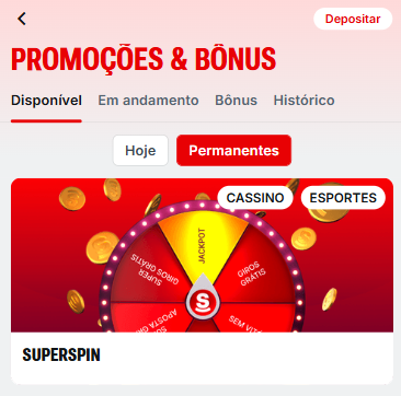 Promoções de apostas grátis na Superbet