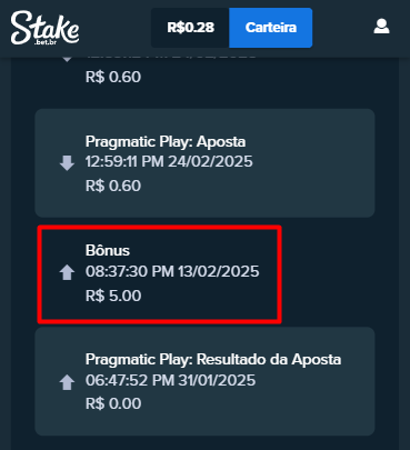 bônus mensal stake