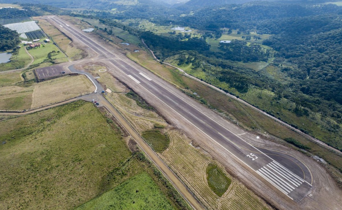 Aeroporto de São Joaquim é um dos que poderia se beneficiar com voos regionais em Santa Catarina.