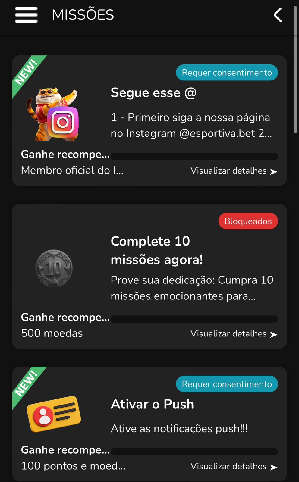 missões esportivabet
