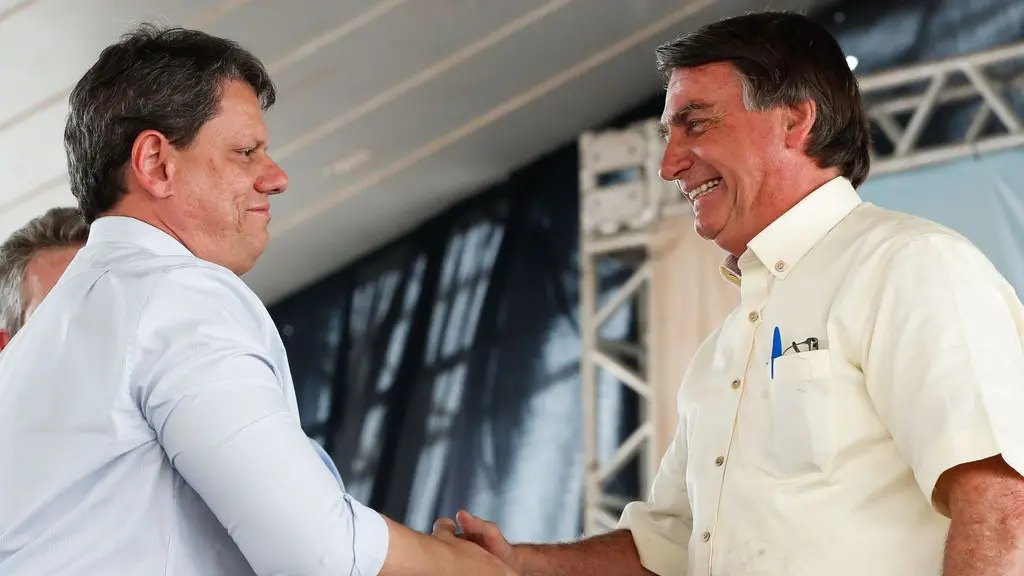 Tarcísio e Bolsonaro