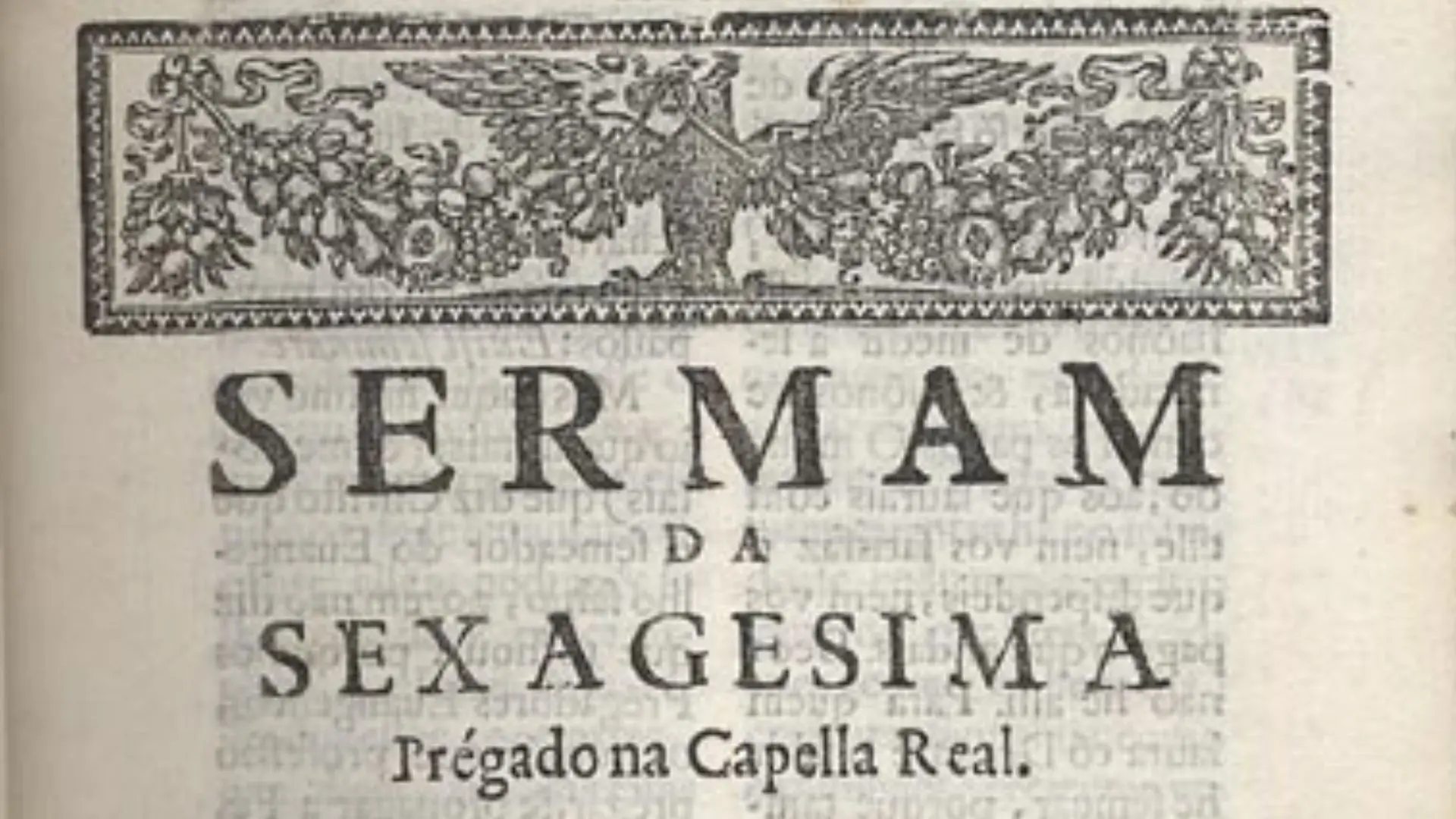 SERMÃO DA SEXAGÉSIMA