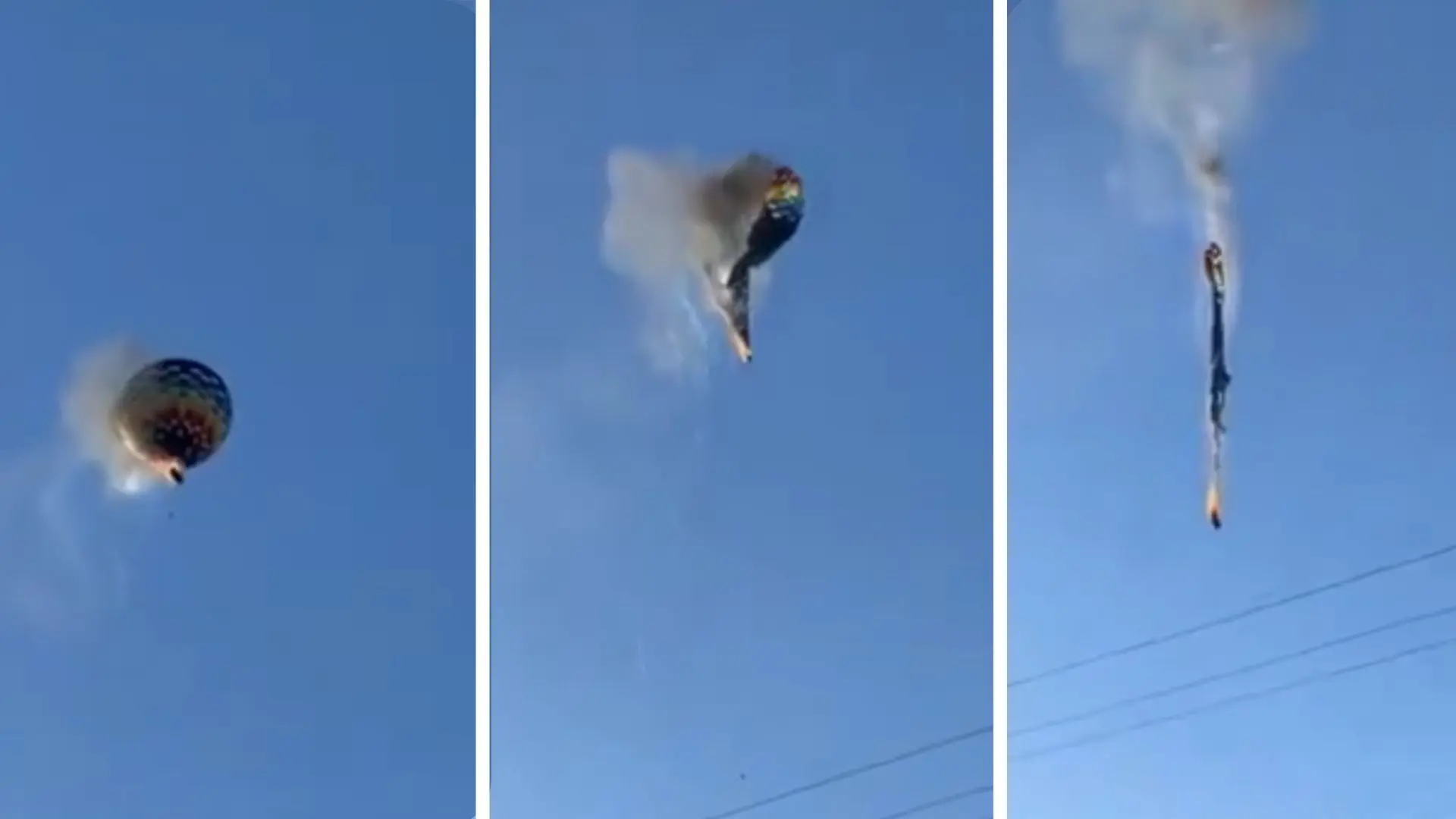 Queda de balão em Praia Grande (SC) deixa oito mortos