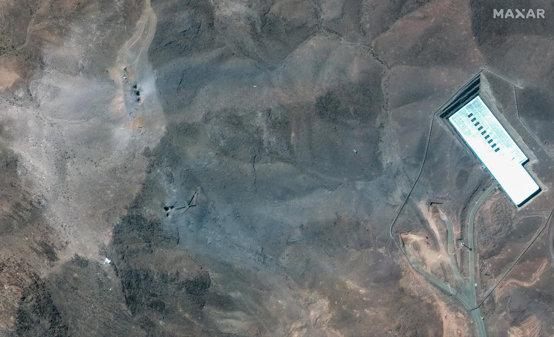 Imagens satélite Fordow