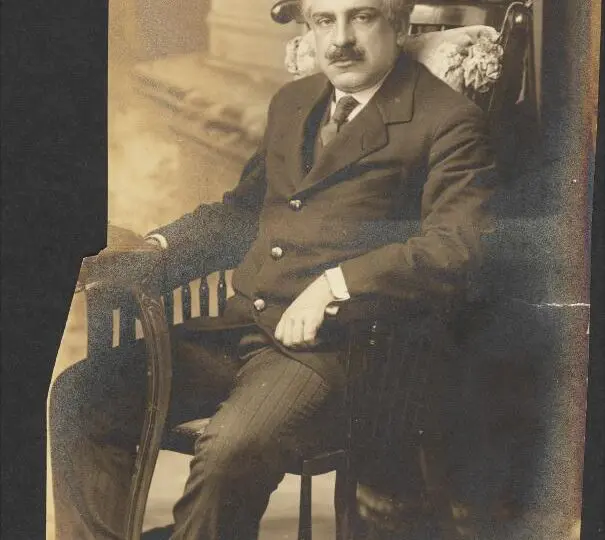 Fotografia antiga de Oswaldo Cruz.